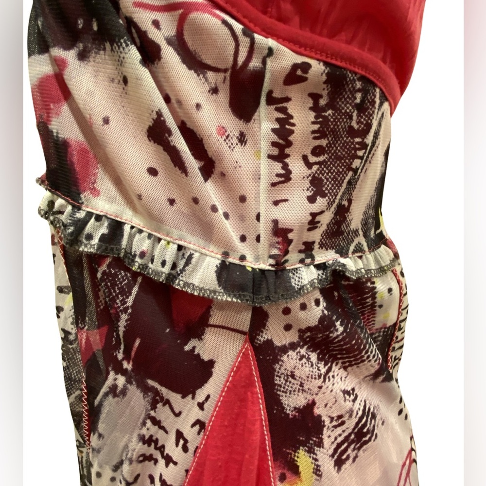 NWT We Love Made in France Abstract Layered Dress. Small - Picture 8 of 13